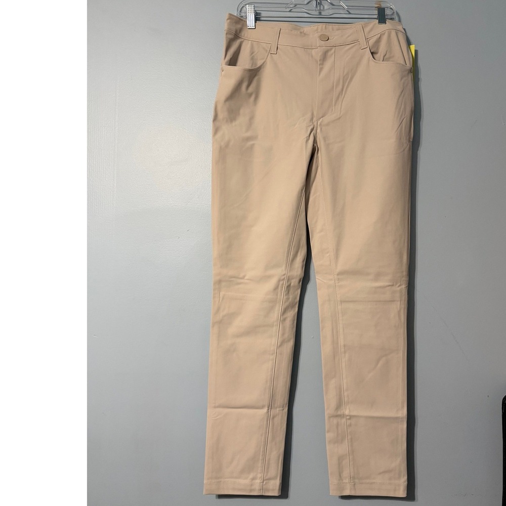 All in Motion Men's 34x32 Slim Fit Stone Golf Pants Stretch Trousers 2391